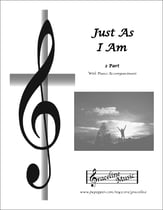 Just As I Am 2 Part Two-Part Mixed choral sheet music cover